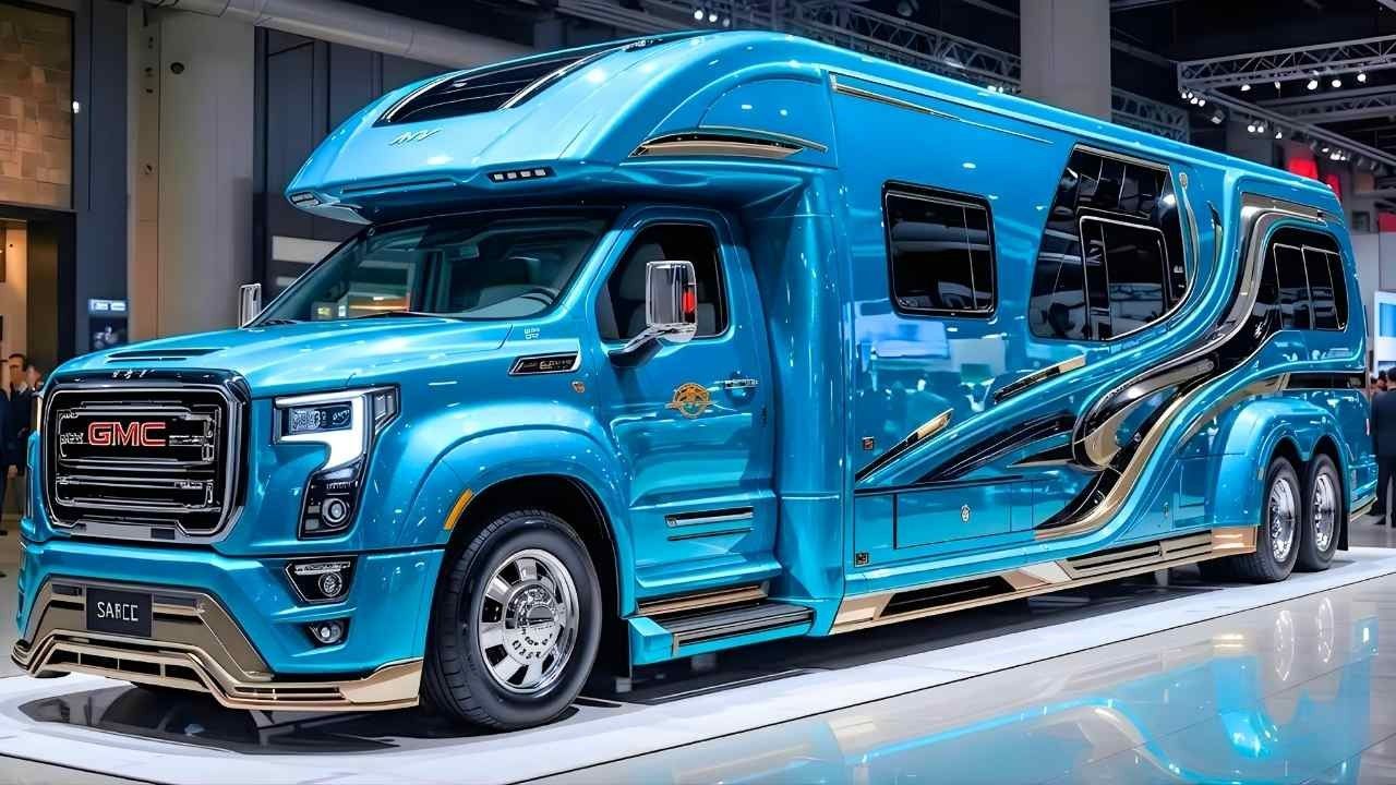 2026 GMC Savana Limo Camper Combines Heavy-Duty Capability, VIP Seating, Solar Power Options